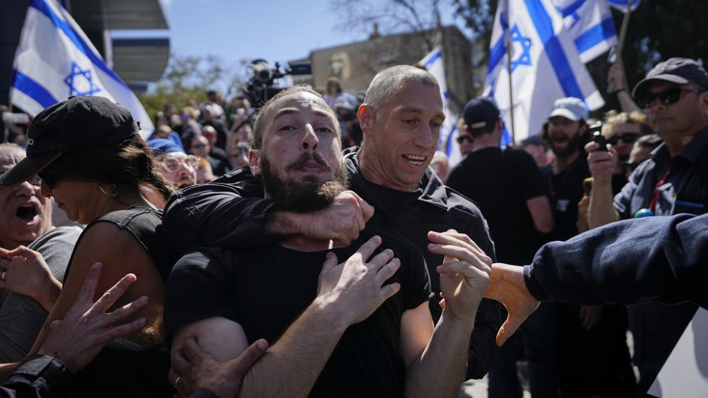 Protests against Israeli government’s proposed judicial reform block Tel Aviv’s main airport